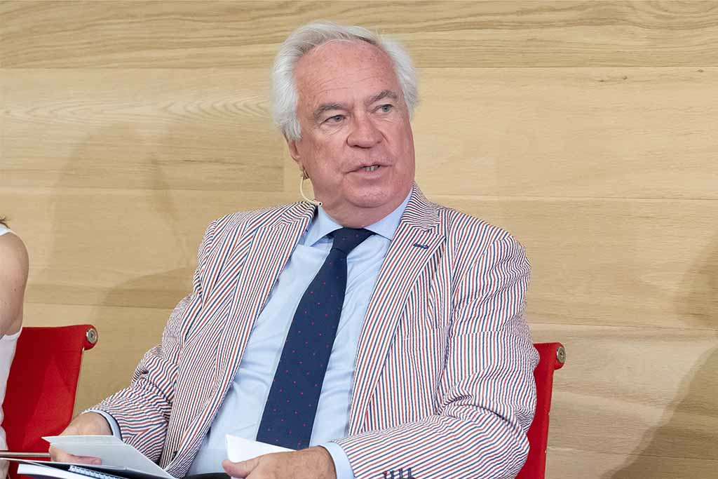 Charles Powell en la presentación de Elcano Policy Paper: “El agua en España: opiniones, actitudes y prioridades de los ciudadanos”. Fotos: © Real Instituto Elcano.