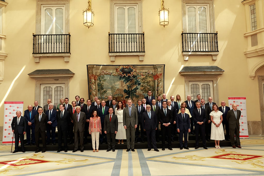 Reunión del Patronato del Real Instituto Elcano. Foto: © Casa de S.M. el Rey.