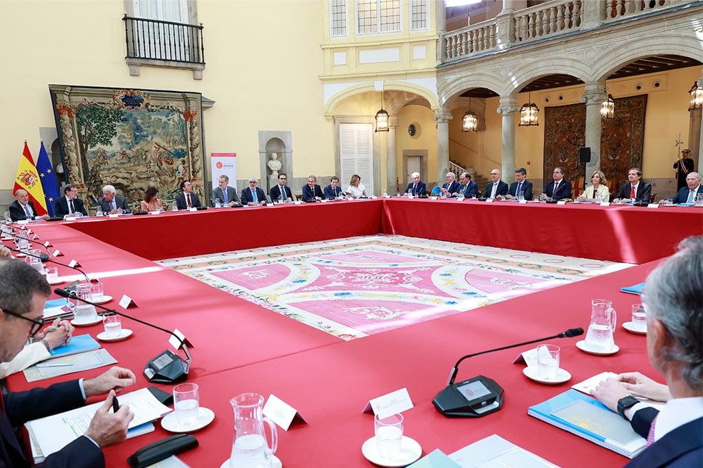 Reunión del Patronato del Real Instituto Elcano. Foto: © Casa de S.M. el Rey.