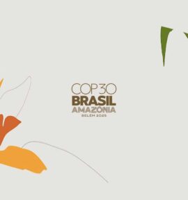 COP30 official logo. Belém, Brazil.