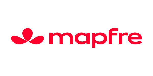 Logo de MAPFRE (Mutualidad de la Agrupación de Propietarios de Fincas Rústicas de España). Socios Colaboradores, Real Instituto Elcano
