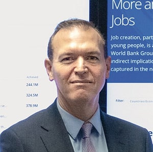Lisandro Martin. Director del Departamento de Resultados de la Oficina del Director Gerente Superior del Grupo Banco Mundial.